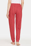 Rosaline Rural Charm Knit Cotton Pyjama - Flame Scarlet — thumbnail 3